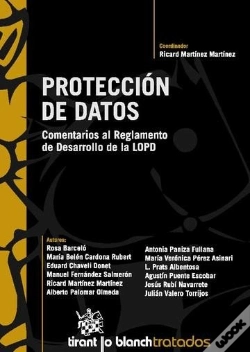 Capa do artigo Protección De Datos Comentarios Al Reglamento De Desarrollo De La Lopd