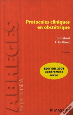 Capa do artigo Protocoles Cliniques En Obstétrique (3e Édition)