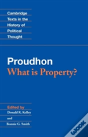 Capa do artigo Proudhon: What Is Property?