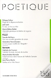 Capa do artigo Proust ; Sarraute