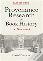 Provenance Research In Book History