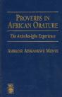 Proverbs In African Orature - Preview