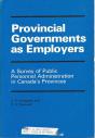 Provincial Governments As Employers - Preview