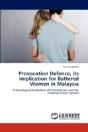 Provocation Defence, Its Implication For - Preview