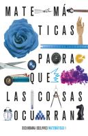 Proyecto: Para Que Las Cosas Ocurran - Matemáticas 1