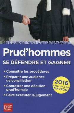 Capa do artigo Prud Hommes Se Defendre Et Gagner 2016