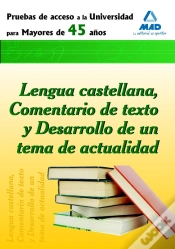 Capa do artigo Prueba De Acceso A La Universidad Para Mayores De 45 Años. Lengua Castellana, Comentario De Texto Y