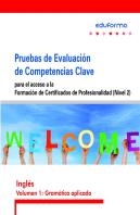 Pruebas De Evaluacion De Competencias Clave