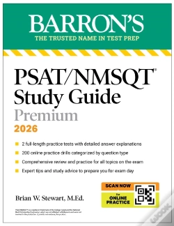 Capa do artigo Psat/Nmsqt Study Guide Premium, 2026: 2 Practice Tests + Comprehensive Review+ 200 Online Drills