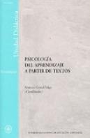 Psicologia Del Aprendizaje A Partir De Textos