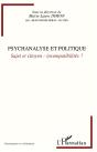 Psychanalyse Et Politique ; Sujet Et Citoyen ; Incompatibilités ? - Preview