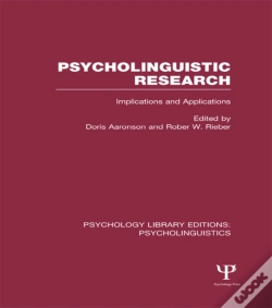 Capa do artigo Psycholinguistic Research (Ple: Psycholinguistics)
