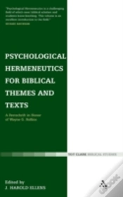 Capa do artigo Psychological Hermeneutics For Biblical Themes And Texts