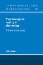 Psychological Reality In Phonology - Preview