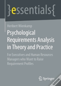 Capa do artigo Psychological Requirements Analysis In Theory And Practice
