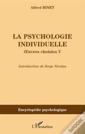 Capa do artigo Psychologie Individuelle ; Oeuvres Choisies T.5