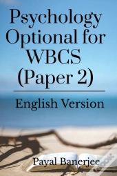 Psychology Optional For Wbcs (Paper 2)