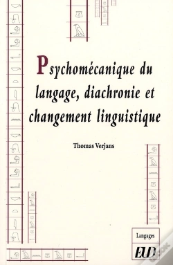 Capa do artigo Psychomecanique Du Langage Diachronie Et Changement Linguistique