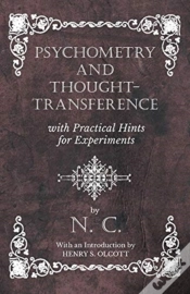 Capa do artigo Psychometry And Thought-Transference With Practical Hints For Experiments - With An Introduction By Henry S. Olcott