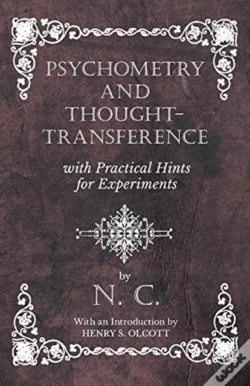 Capa do artigo Psychometry And Thought-Transference With Practical Hints For Experiments - With An Introduction By Henry S. Olcott