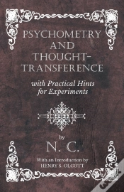 Capa do artigo Psychometry And Thought-Transference With Practical Hints For Experiments - With An Introduction By Henry S. Olcott