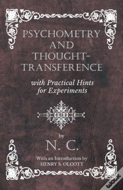 Capa do artigo Psychometry And Thought-Transference With Practical Hints For Experiments - With An Introduction By Henry S. Olcott