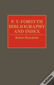 Capa do artigo P.T. Forsyth Bibliography And Index