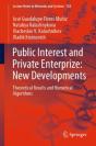 Public Interest And Private Enterprize: New Developments - Preview