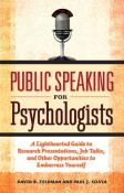 Public Speaking For Psychologists