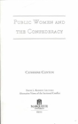 Public Women And The Confederacy - Preview
