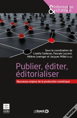 Capa do artigo Publication, Édition, Éditorialisation Numériques