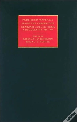 Capa do artigo Published Material From The Cambridge Genizah Collection: Volume 2