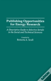 Capa do artigo Publishing Opportunities For Energy Research
