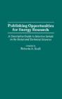 Publishing Opportunities For Energy Research - Preview