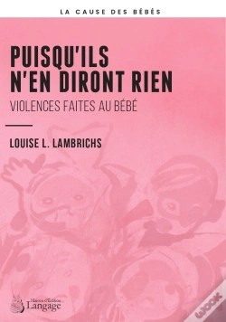Capa do artigo Puisqu'Ils N'En Diront Rien : Violences Faites Au Bébé