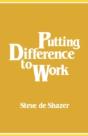 Putting Difference To Work - Preview
