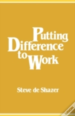 Capa do artigo Putting Difference To Work