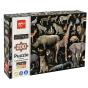 Puzzle 200 peças Animais em Extinção da Selva - Preview