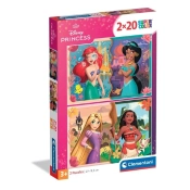 Capa do artigo Puzzle 2x20 peças - Disney Princess