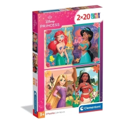 Capa do artigo Puzzle 2x20 peças - Disney Princess