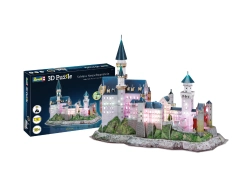 Capa do artigo Puzzle 3D Revell Schloss Neuschwanstein Multicolor LED