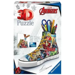 Capa do artigo Puzzle 3D Sneaker Avengers
