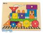 Puzzle andreutoys madeira comboio 10 peças - Preview