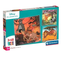 Capa do artigo Puzzle Clássicos Disney 3 x 48