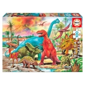 Capa do artigo Puzzle Educa 100 Peças Dinossauros 13179