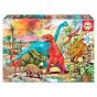Puzzle Educa 100 Peças Dinossauros 13179 - Preview