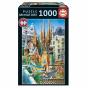 Puzzle Educa 1000 Peças Miniature Collage, Gaudi 20376 - Preview