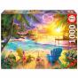 Puzzle Educa 1000 Peças Praia Do Amor 20255 - Preview