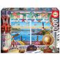 Puzzle Educa 1000 Peças Vida No Porto 20256 - Preview