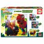 Puzzle Educa 12-16-20-25 Peças Progressivo Dino Spidey 20343 - Preview